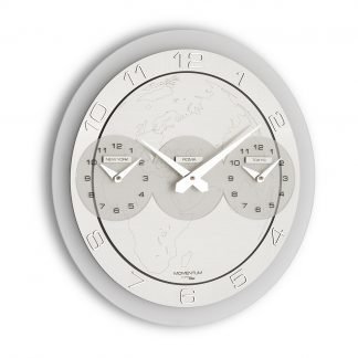 orologio da parete incantesimo design con le tre ore new york roma tokio