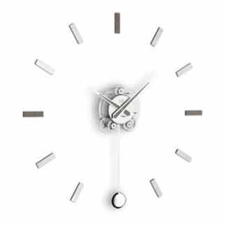 Incantesimo design orologio da parete a pendolo illum colore grigio alevè I segna ore sono adesivi e l’orologio viene fornito con dima di posizionamento