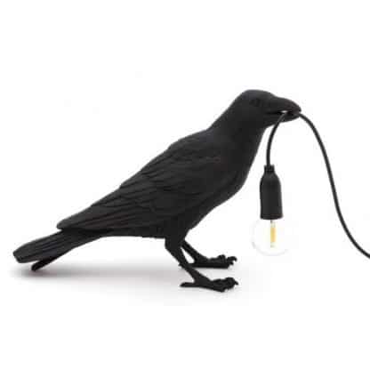 Seletti Lighting Marcantonio bird lamp colore nero