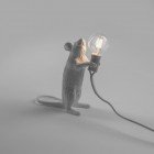 lampada seletti mouse lamp in piedi accesa