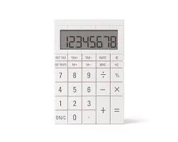 calcolatrice lexon mozaik colore bianco