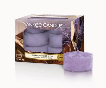 Tea light Yankee Candle fragranza Dried Lavender & Oak