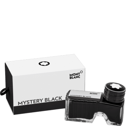 flacone d'inchistro per stilografica montblanc colore mystery black