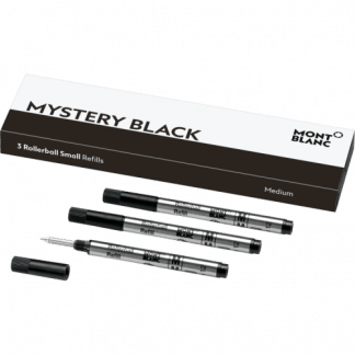 Montblanc confezione da tre refill roller small tratto medium colore Mystery Black