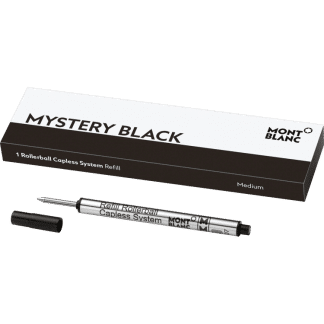 refill roller Montblanc Capless system per roller senza cappuccio tratto medium colore mystery black