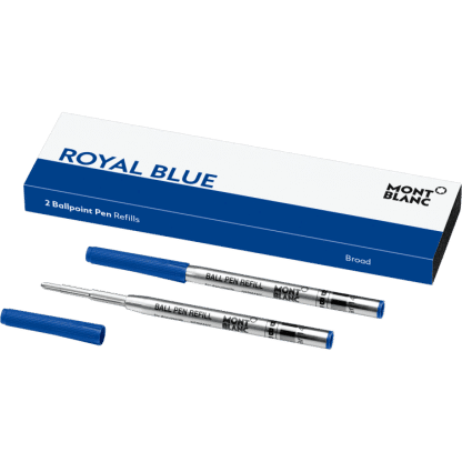 confezione da 2 refill per penna a sfera tratto broad colore royal blue