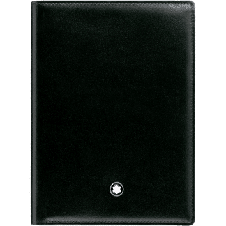 portafoglio verticale Montblanc Meisterstück in pelle di vitello colore nero