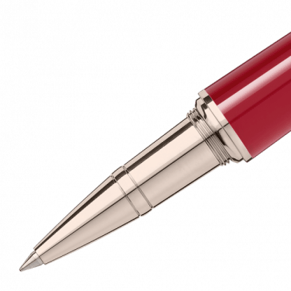penna roller Montblanc marilyn monroe special edition colore rosso finiture placcate in oro puntale