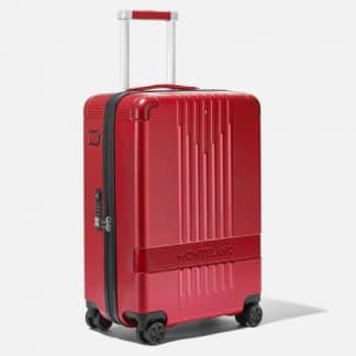 trolley Montblanc my#4810 red con inserti in pelle