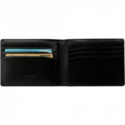 Portafoglio Montblanc Meisterstück in pelle di vitello con 6 tasche porta carte di credito più 2 tasche supplementari e tasca per banconote