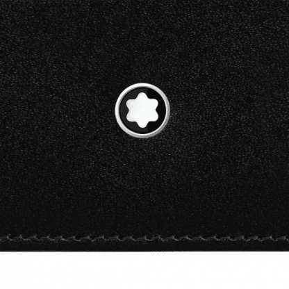emblema Montblanc su portafoglio in pelle