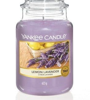 giara grande yankee candle fragranza Lemon Lavender