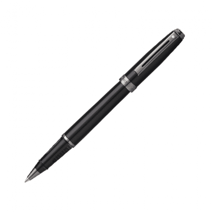 penna roller sheaffer colore nero con finiture canna di fucile