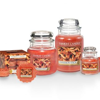 Candele profumate yankee candle fragranza Cinnamon Stick disponibile in più formati grande media piccola per auto tea light sampler e tart