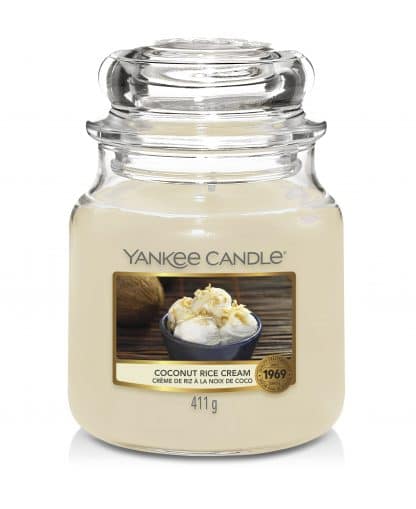 Yankee Candle giara media Coconut Rice Cream