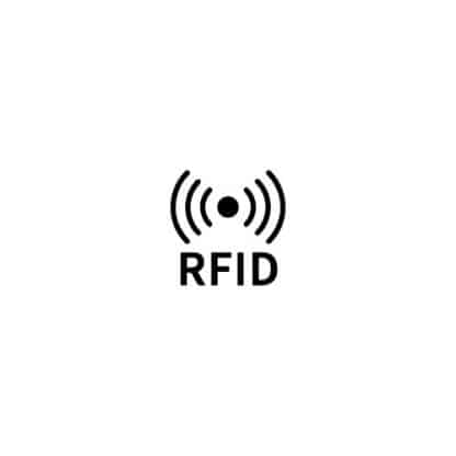 Logo RFID indica che il prodotto è dotato della protezione RFID