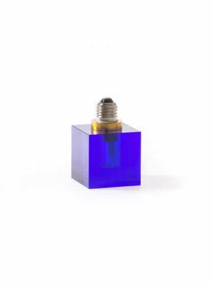Seletti Crystaled lampada in cristallo colore blu con lampadina a led