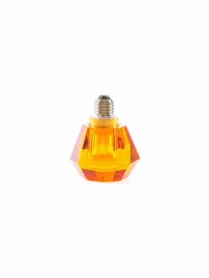 Seletti Crystaled lampada in cristallo colore ambra con lampadina a led