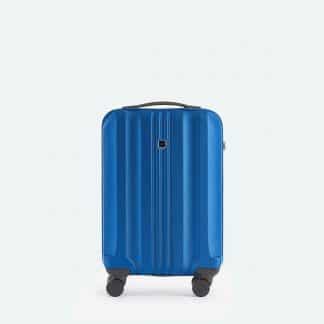 Fedon Trolley Weekend bagaglio a mano in ABS colore blu 4 ruote piroettanti e chiusura TSA